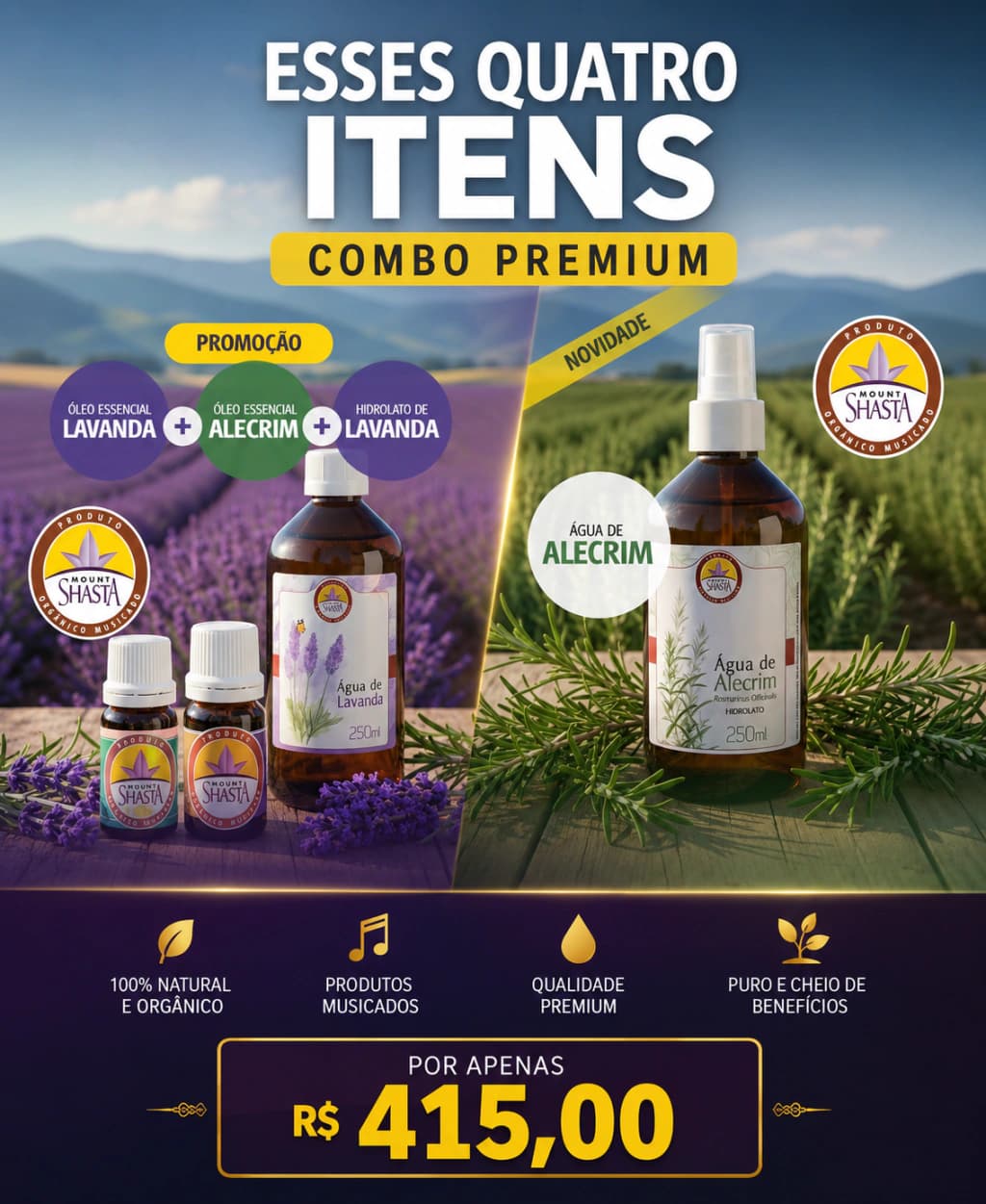 Combo Premium — 4 unidades