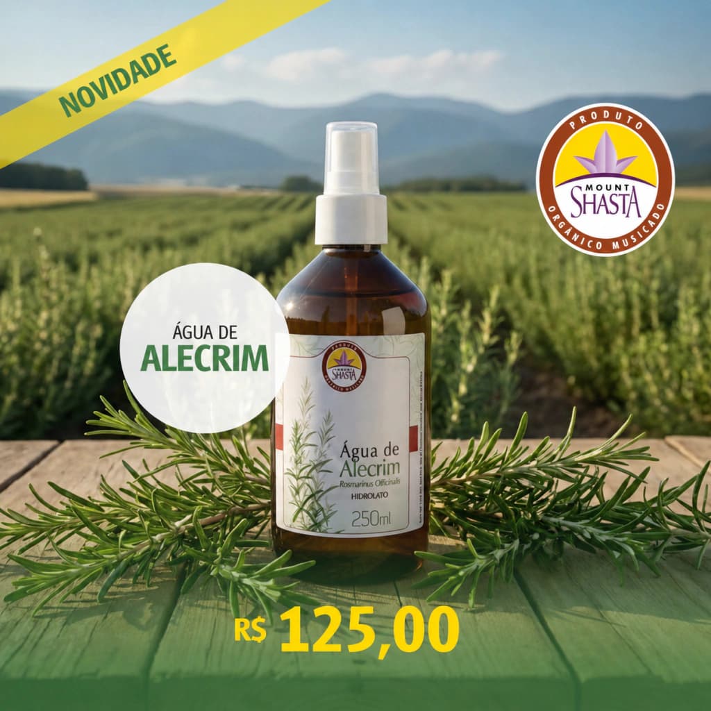 Hidrolato de Alecrim 250 ml (Água de Alecrim)